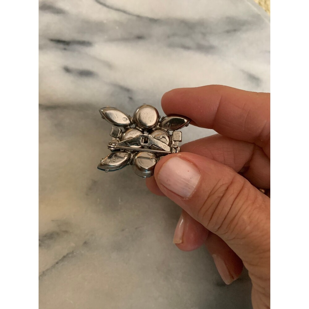 Vintage blue brooch in beautiful condition - Picture 9 of 9